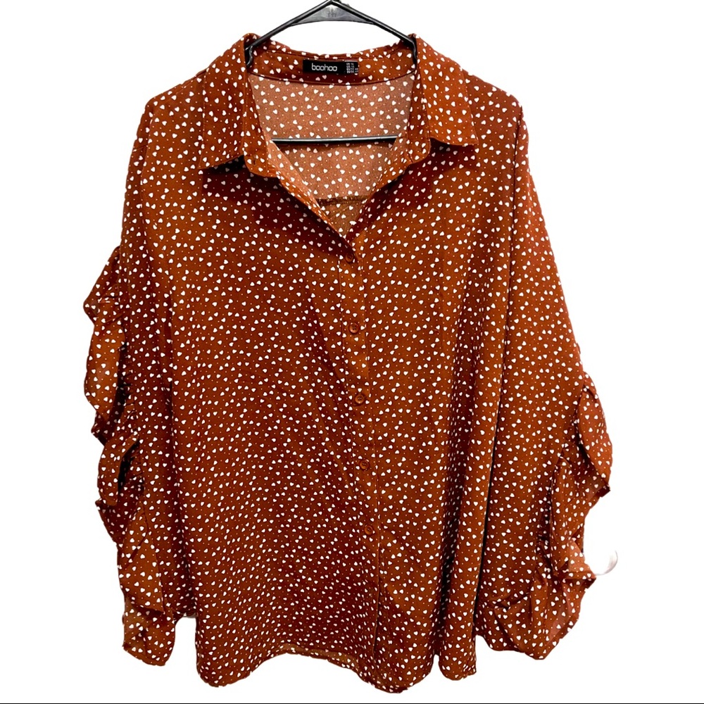 Super cute ruffle blouse